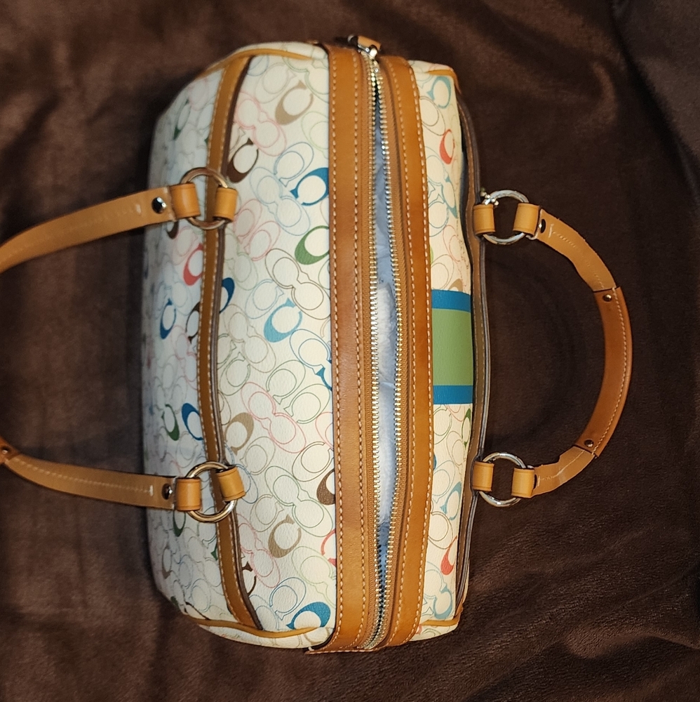 Coach Multi-colored leather bag - Picture 8 of 16